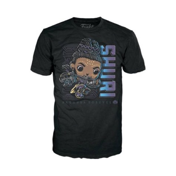 Funko POP! Marvel Collector's Box: Black Panther - Shuri - T-Shirt & Bobble-head - Picture 2 of 10